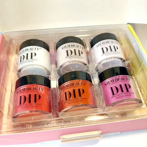 Azurebeauty Other - NIB Azurebeauty's "Havana Nights" Dip Powder Nails Kit (6 Colors)